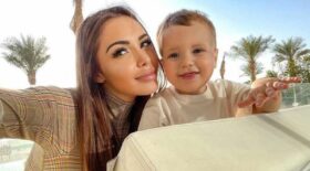 nabilla fils milann crèche