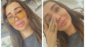 nabilla pleurs