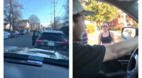 Cette automobiliste avait fait une grosse bourde à la station essence, cet homme a voulu l'aider !