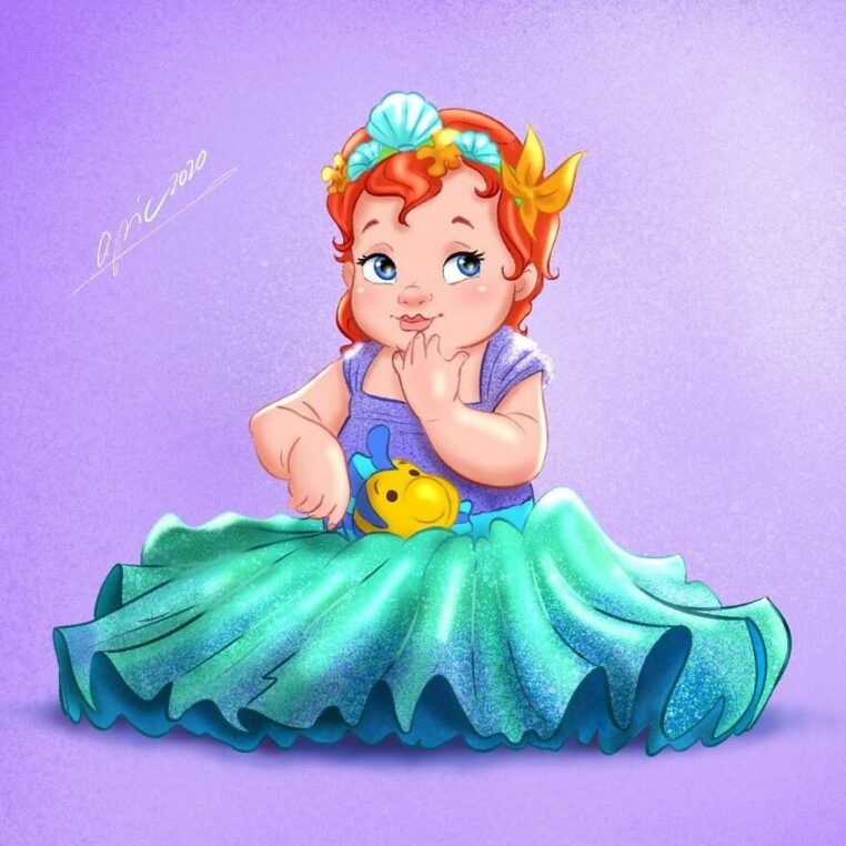 Disney : Les princesses en bébés sont trop mignonnes