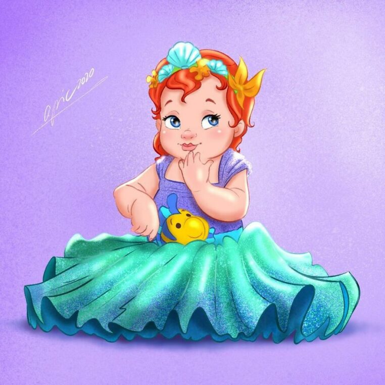 Disney Les Princesses En Bebes Sont Trop Mignonnes