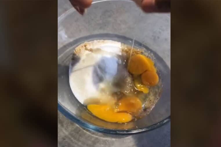 gâteau recette 3 ingrédients amandes sucre oeufs