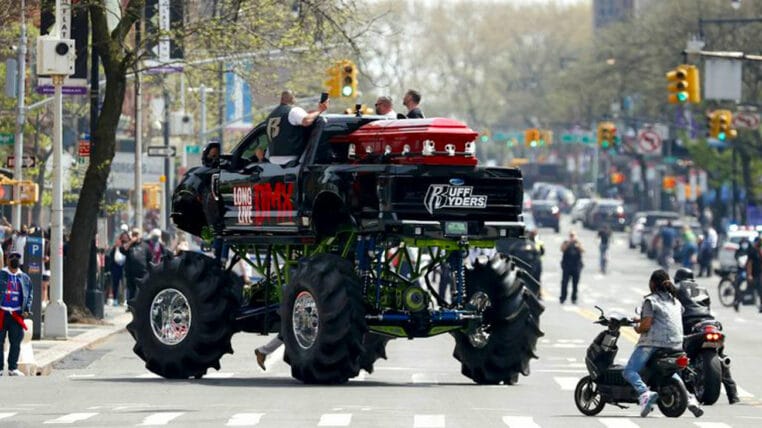 dmx funérailles monster truck
