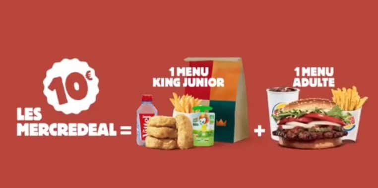 Burger King : un super menu pour seulement 10 euros !