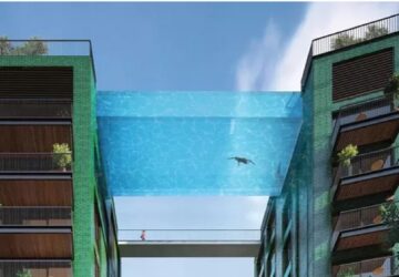 Découvrez cette véritable piscine en plein ciel de Londres