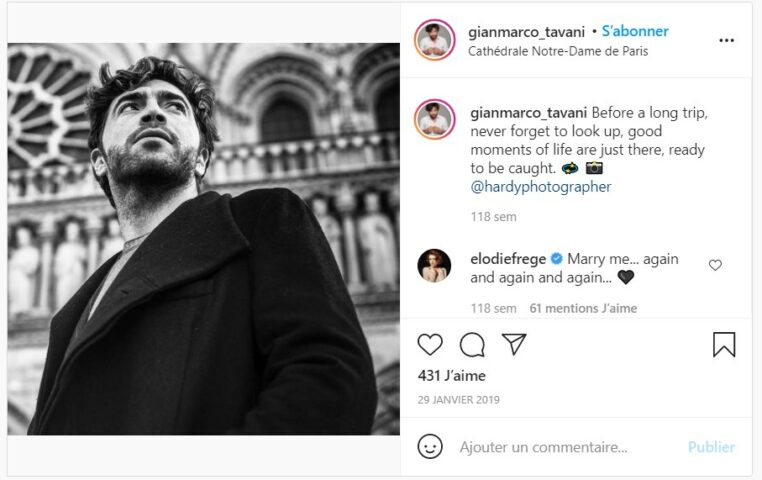 élodie frégé-demande-mariage-instagram