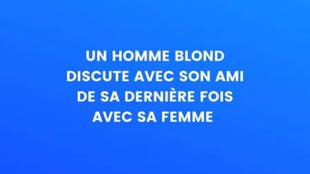 blond blague