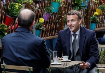 macron terrasse