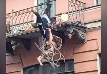 couple balcon dispute chute