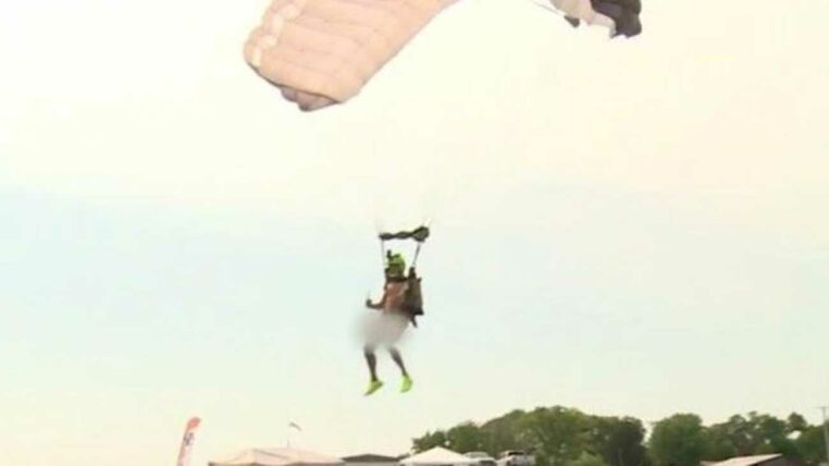 record saut parachute nu