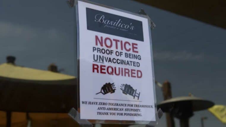 restaurant ouvert pour les non vaccinés