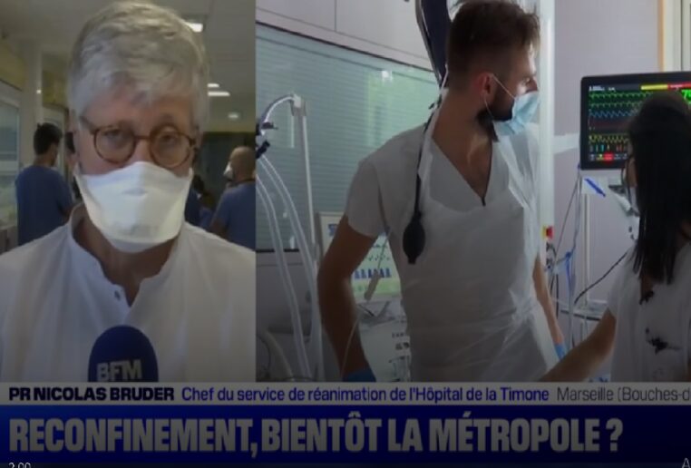 Nicolas Bruder, chef du service de réanimation de l'hôpital de la Timone