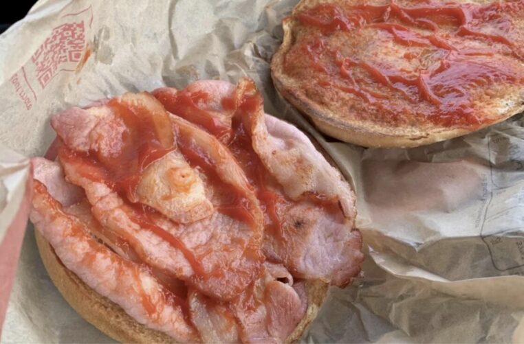 Un "téton de cochon" dans un sandwich McDo