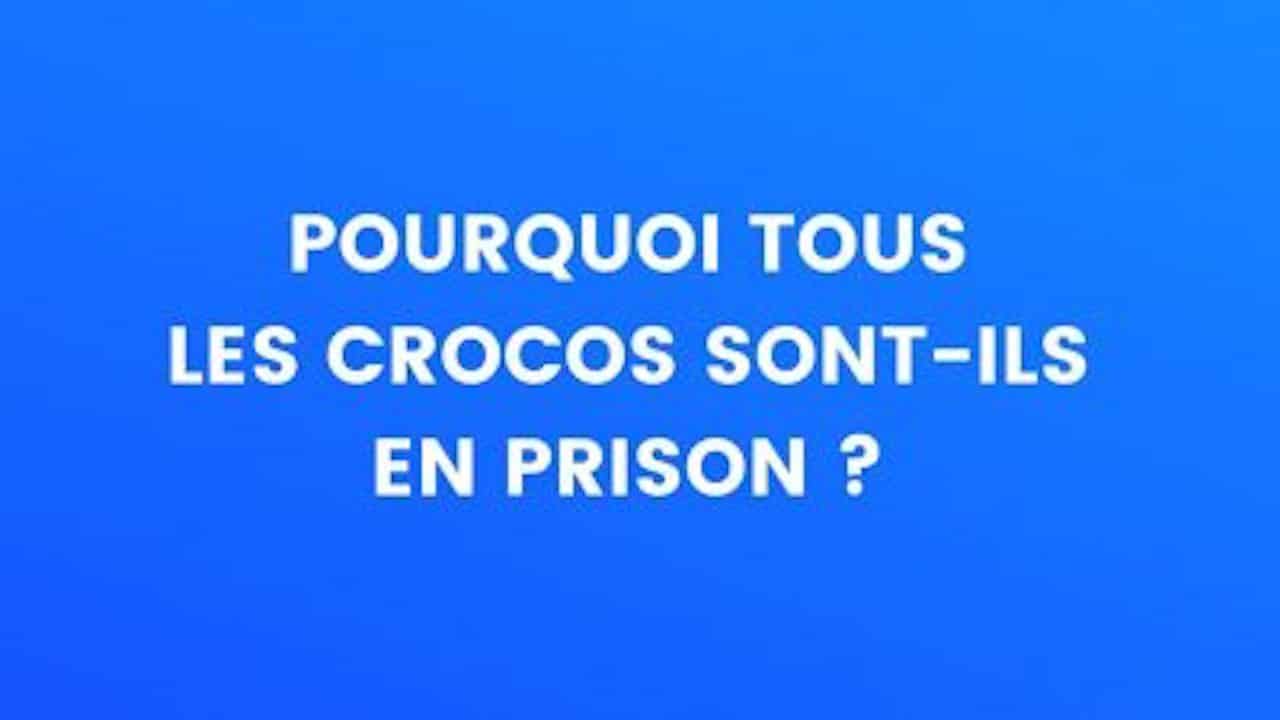 blague crocos