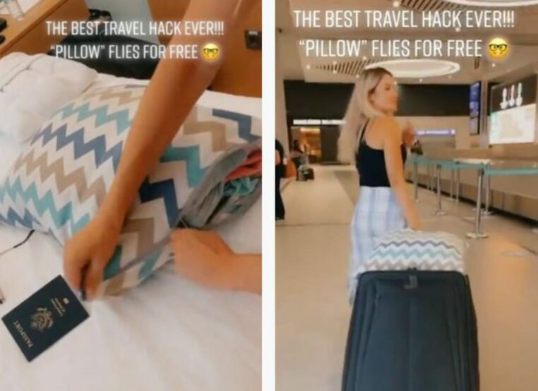 TikTok : Une femme partage son astuce pour avoir un bagage