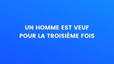 homme veuf