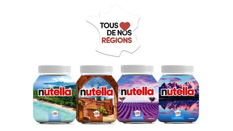 nutella régions