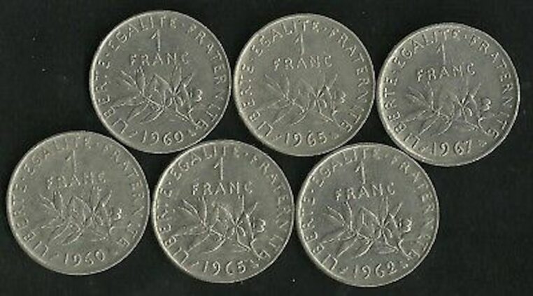 pièces 1 franc