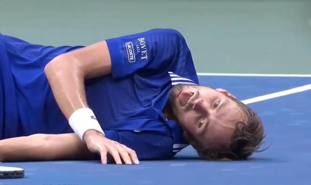 Tennis : la célébration déroutante de Daniil Medvedev