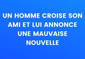 homme annonce