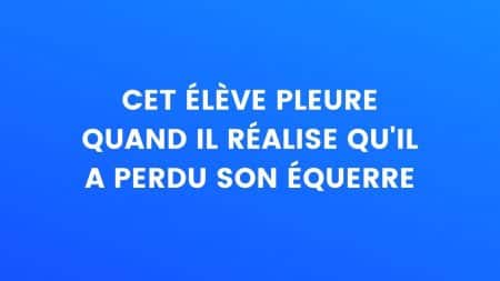 blague eleve