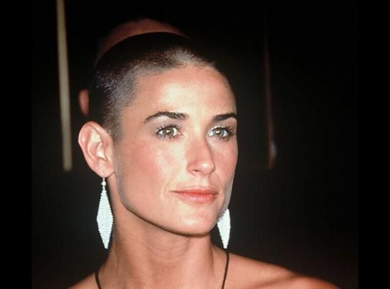 demi moore rasée