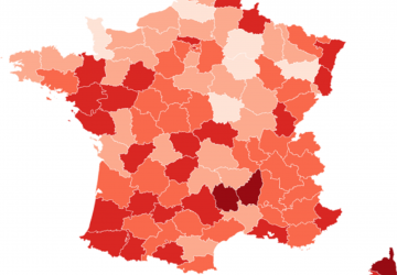 Dans quels départements les contaminations et les hospitalisations augmentent-elles le plus en France ?