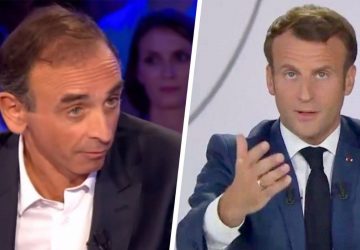 Hausse Macron baisse Zemmour