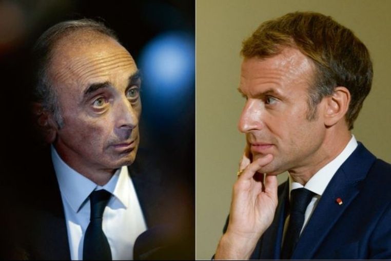 Hausse Macron baisse Zemmour