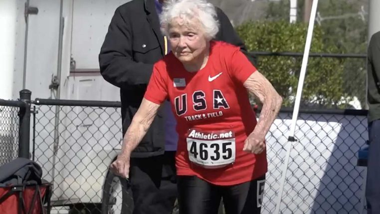 elle bat un record de course à 105 ans
