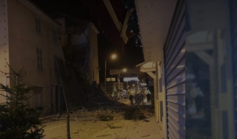 Cinq personnes potentiellement bloqués après l'effondrement d'un immeuble à Sanary-sur-Mer