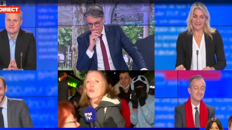 Emmanuel Macron à Vichy : ça dégénère !!! Une journaliste de BFMTV au sol ! (vidéo)