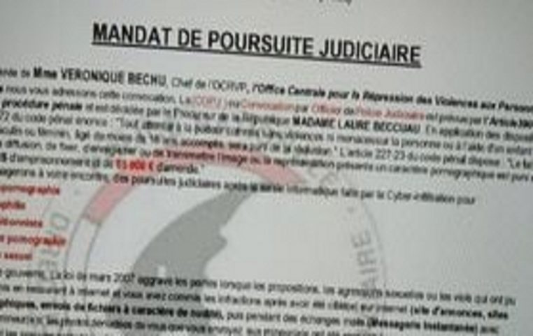 La gendarmerie alerte sur les mails de fausses convocations judiciaire !