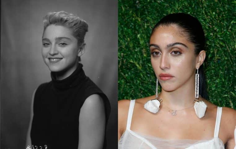 madonna et lourdes leon