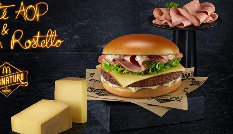 McDonald's : nouveau burger Signature comté AOP et jambon Rostello !