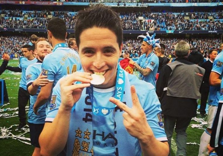 Samir Nasri évoque sa relation avec Mancini à Manchester City