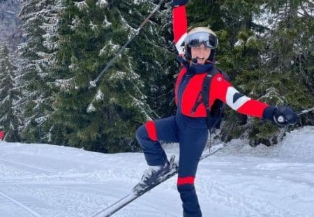 Sylvie Tellier victime d'un accident de ski