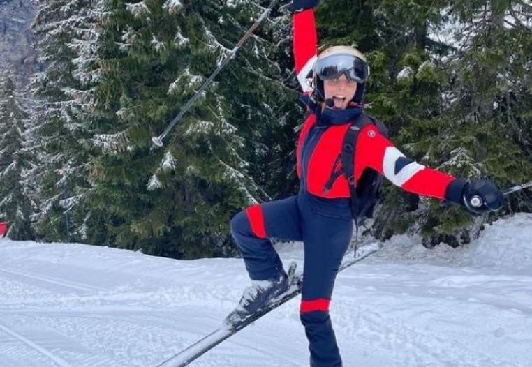 Sylvie Tellier victime d'un accident de ski