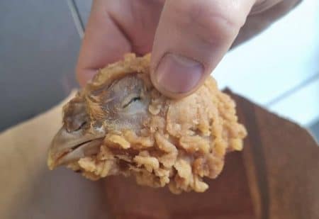 tete poulet kfc