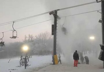 fuite canalisation station de ski geyser