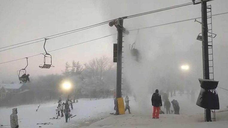 fuite canalisation station de ski geyser