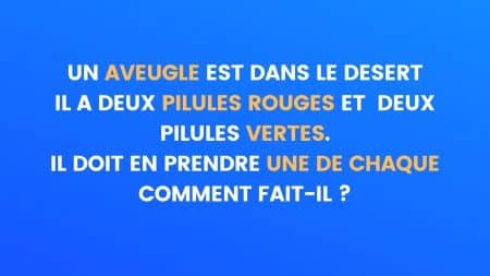 désert aveugle choix
