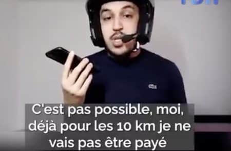 quotidien livreur uber eats