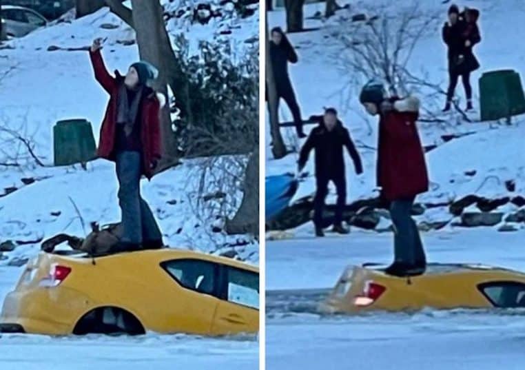 selfie voiture faits divers