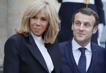 Brigitte et Emmanuel Macron photo intime