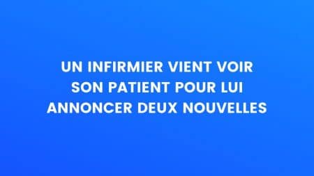 une bonne et mauvaise news