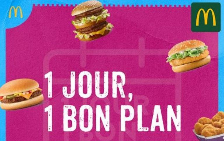 "1 jour, 1 Bon plan" chez McDonald's : plus que quelques jours pour