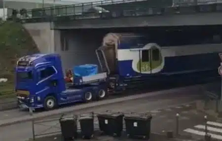 camion bloqué