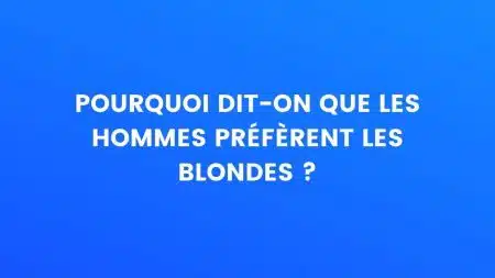 blague blonde
