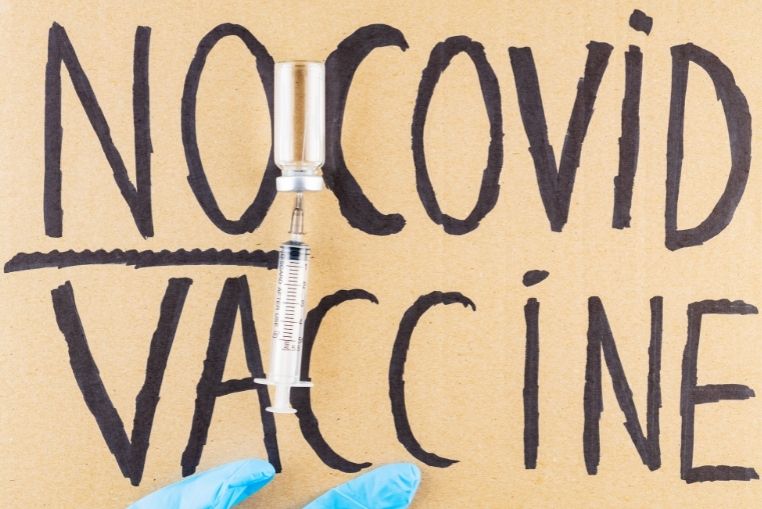 non vaccines covid deces hospital